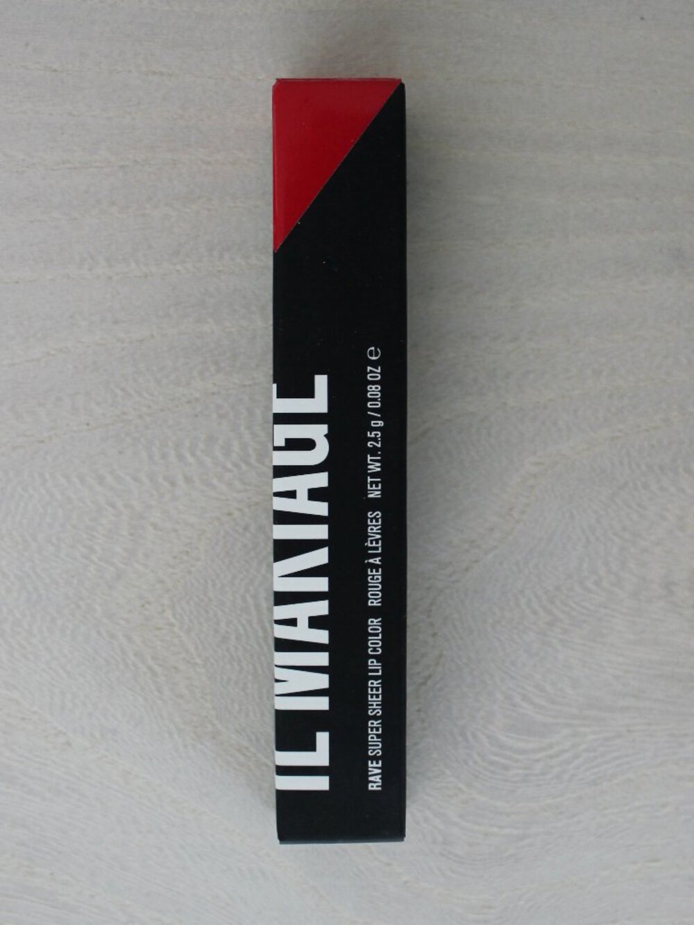 NEW IL Makiage Rave Super Sheer Lip Color Crayon 462 Bali Red, 2.5 g or 0.08 oz